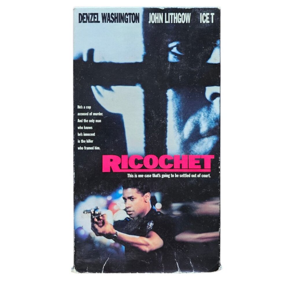 1991 Ricochet starring Denzel Washington VHS tape